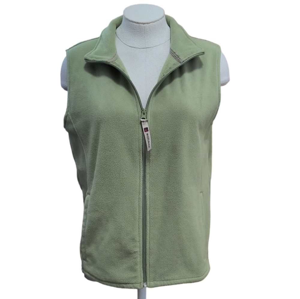 Woolrich Full Zip Fleece Vest Size M